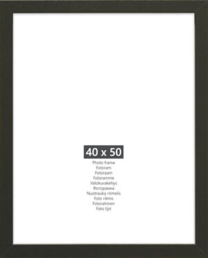 Nina Black MDF 40x50
