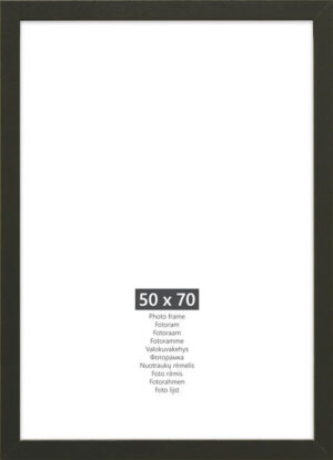 Nina Black MDF 50x70