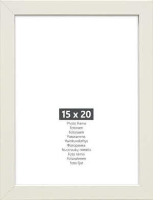 Nina White MDF 15x20