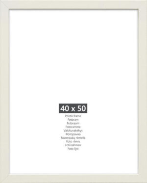 Nina White MDF 40x50