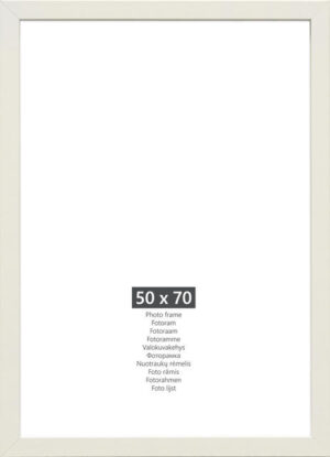 Nina White MDF 50x70