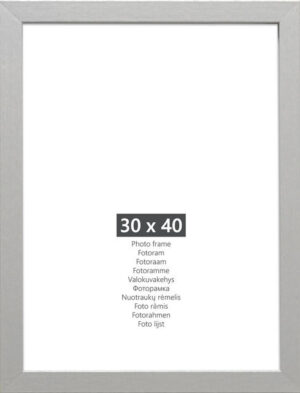 Nina Silver MDF 30x40