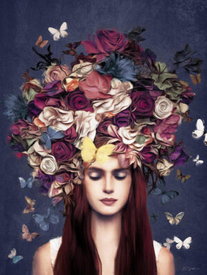 Canvas Bouquet 60x80