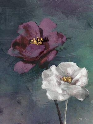 Canvas Violet Rose 60x80