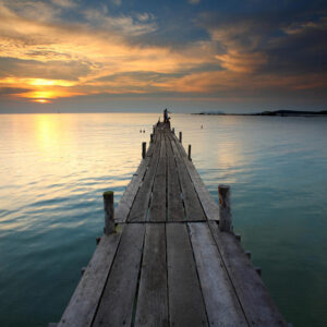 Glass Wooden Bridge 70x70