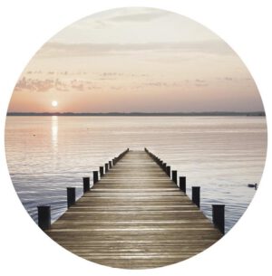 Glass Round Harmony 70x70