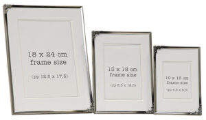 Metal Frame Silver 15x20