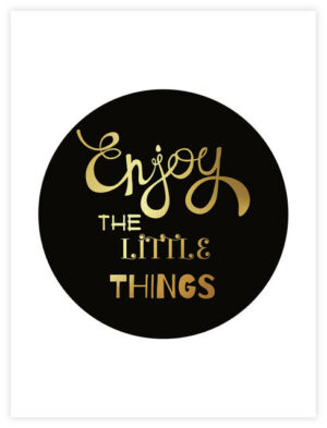 Poster Enjoy Gold 30x40